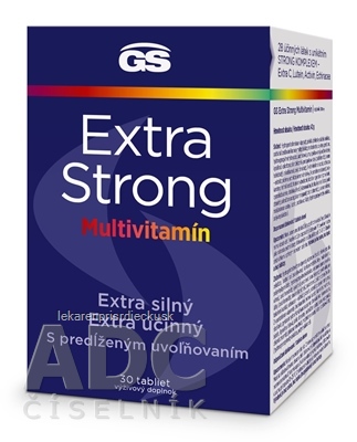 GS Extra Strong Multivitamín tbl 1x30 ks