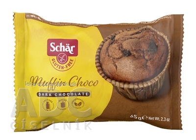 Schär MUFFIN CHOCO jemné pečivo bezgluténové, kakaové 1x65 g