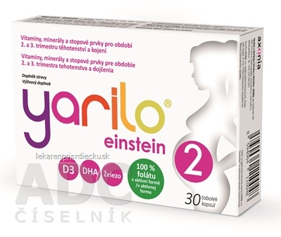 YARILO einstein 2 cps (2.,3. trimester tehotenstva a dojčenie) 1x30 ks