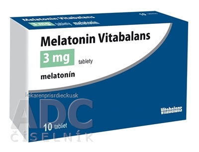 Melatonin Vitabalans 3 mg tbl (blis.PVC/Al) 1x10 ks
