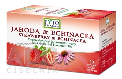 FYTO JAHODA & ECHINACEA ovocno-bylinný čaj 20x2 g (40 g)