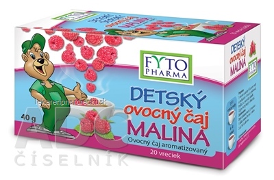 FYTO DETSKÝ ovocný čaj MALINA aromatizovaný 20x2 g (40 g)