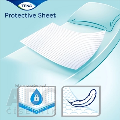 TENA Protective Sheet jednorazová ochranná plachta, 210x80 cm (inov.2023) 1x100 ks