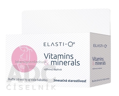 Elasti-Q VITAMINS & MINERALS tbl 1x90 ks