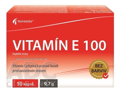 Noventis Vitamín E 100 cps 1x50 ks