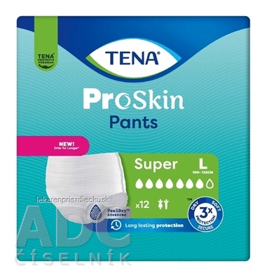 TENA Pants Super L naťahovacie inkontinenčné nohavičky (inov.2024) 1x12 ks