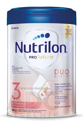 Nutrilon 3 Profutura DUOBIOTIK batoľacie mlieko (12-24 mesiacov) 1x800 g