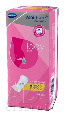 MoliCare Premium lady pad 1 kvapka inkontinenčné vložky 1x14 ks