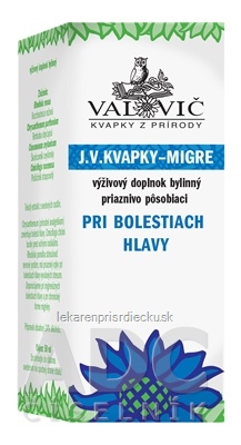 J.V. KVAPKY - MIGRE bylinný komplex 1x50 ml