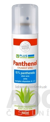 PLUS LEKÁREŇ Panthenol 10% CHLADIVÝ SPREJ sensitive, pena 1x150 ml