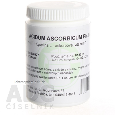 ACIDUM ASCORBICUM Ph.Eur. - GALVEX plv 1x100 g