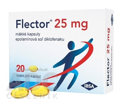 Flector 25 mg cps mol (blis.PVC/PE/PVDC/Al) 1x20 ks
