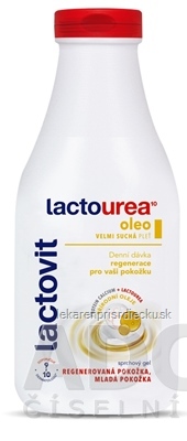 Lactovit LactoUrea Oleo sprchový gél, veľmi suchá pleť 1x500 ml