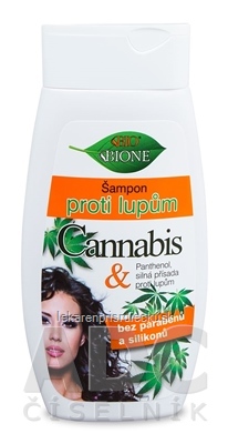 BC BIO Cannabis Šampón proti lupinám 1x260 ml