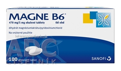 MAGNE-B6 tbl obd 470 mg/5 mg (blis.PVC/Al)1x100 ks